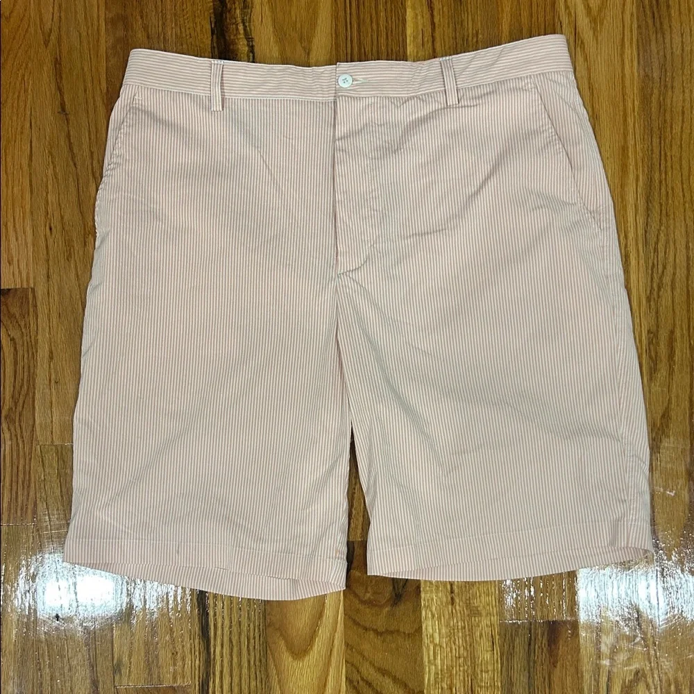 FootJoy Men's Flat Front Shorts - Light Pink - Picture 1 of 5